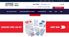 Desktop Screenshot of lacrosseballstore.com